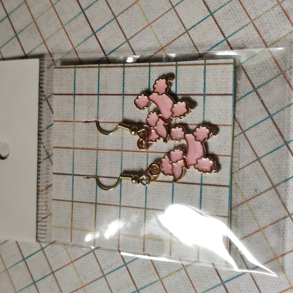 Handmade dog earrings